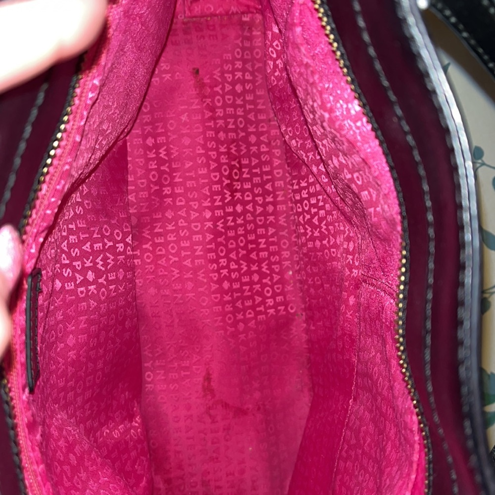Kate Spade Black Leather Tote - Picture 6 of 7